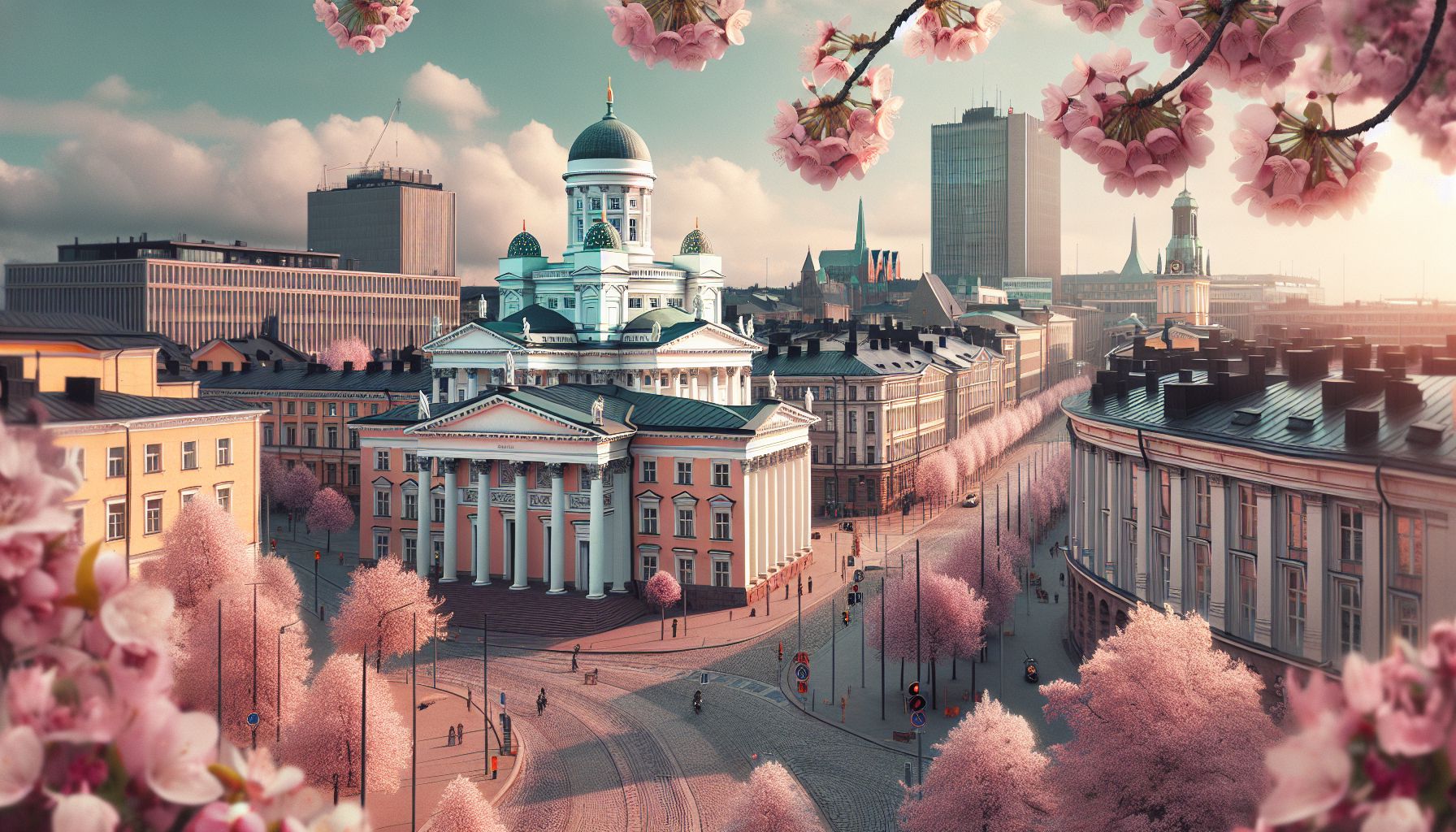 Kukkiva koulutus: Opiskelu keskustan sydämessä Helsinki