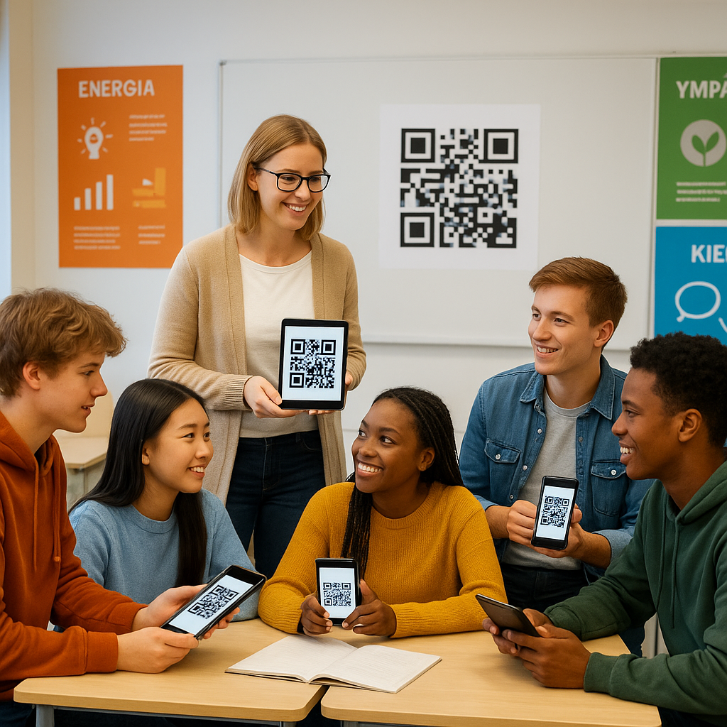 QR-koodit ammatillisessa koulutuksessa: Opiskelumateriaalit käden ulottuvilla